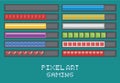 Pixel art game development set - progress bar