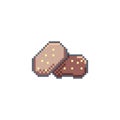 Pixel art potato icon.