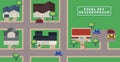 Pixel Art Neighborhood