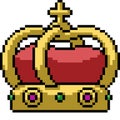 pixel art royal crown luxury