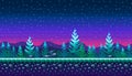 Pixel art seamless background.