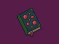 Pixel Art Spellbook Royalty Free Stock Photo