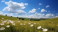 beautiful fields, Peaceful landscapes, countryside, --ar 16:9 --stylize 750 --v 5.2 , AI generate