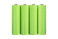 Pixel artwork illustration of green batteries