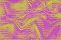 Pixel background with bitmap pattern. Retro game dotted gradient effect. Vector dither gradation. Abstract glitch