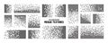 Pixel background. Mosaic dot pattern, space graphic texture effect for dissolve and rectangle design. Square shapes