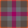 Pixel background vector design. Modern seamless pattern plaid. Square texture fabric. Tartan scottish textile. Beauty color madras Royalty Free Stock Photo