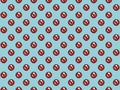 Pixel 8 bit no drinking wine sign dry January background - seamless pattern