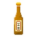 Pixel bottle of beer