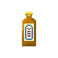 Pixel bottle of beer