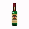 Pixel Bottle of whiskey