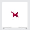 Pixel Butterfly Logo Inspirations Template