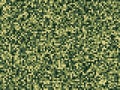 Pixel camuflage green forest seamless pattern Royalty Free Stock Photo