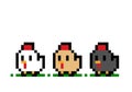 Pixel chicken for game assets.