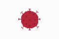 Pixel coronavirus icon