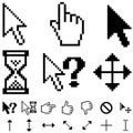 Pixel cursors