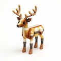 Pixel Deer: 8k 3d Cartoon With Vibrant Colors And Naturalistic Poses