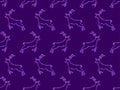 Pixel deer seamless pattern. 8-bit Christmas background with deer in pixel art style. Retro 8-bit video game. Design for printing