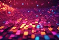 Pixel Depth 3D Abstract Background stock illustrationVideo Game, Three Dimensional, Backgrounds, Pixelated, Border - Frame