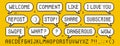Pixel dialogue boxes, speech bubbles, empty message frames and retro game pixelated icons