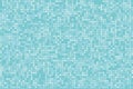 Pixel digital gradient background. Abstract light blue technology pattern. Dotted background with circles, dots, point small scale Royalty Free Stock Photo