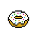 Pixel donut image for 8 bit games