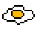 Pixel egg yolk image 8 bit