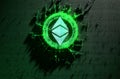 Pixel Ethereum Classic Concept