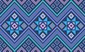 Pixel ethnic pattern, Vector Geometric beautiful style, Pink and blue pattern jacquard concept background