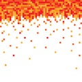 Pixel fire background