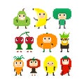 Pixel Fruits and Veges