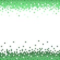 Pixel gaming abstract green background