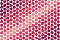 Pixel geometric pattern in red maroon with abstract digital mosaic design. Modern seamless texture concept