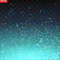 Pixel Gradient Background: Blue-Transparent Digital Texture with Diffused Points and Abstract Halftone Pixel Explosion Royalty Free Stock Photo
