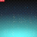 Pixel Gradient Background: Blue-Transparent Digital Texture with Diffused Points and Abstract Halftone Pixel Explosion Royalty Free Stock Photo