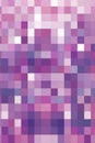 Pixel gradient blending bold magenta and muted lilac tones.