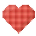 Pixel heart