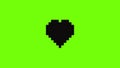 Pixel heart icon animation