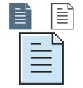 Pixel icon of document