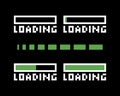 Pixel loading image for game assets