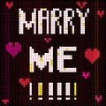 Pixel marry me