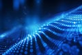 Pixel Mirage Streaming Digital Data in a Technological Wonderland