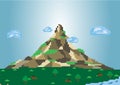 Pixel-Mountain-Background