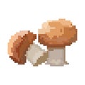 Pixel mushrooms