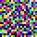 Seamless geometric color pixel noise pattern vector illustration Royalty Free Stock Photo