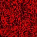 Pixel pattern background of vector red wave seamless square mosaic Royalty Free Stock Photo