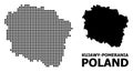 Pixel Pattern Map of Kujawy-Pomerania Province