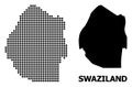 Pixel Pattern Map of Swaziland