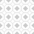 Seamless Black and White Circle Dots Abstract Geometric Pattern. Royalty Free Stock Photo