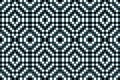 Pixel perfect fabric seamless pattern